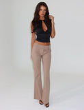 VESPER PANT BROWN TAN