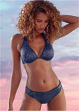 Underwire Bikini Top Ultramarine Blue Sequins