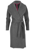 Robe Wrap Coat Dark Heather Grey