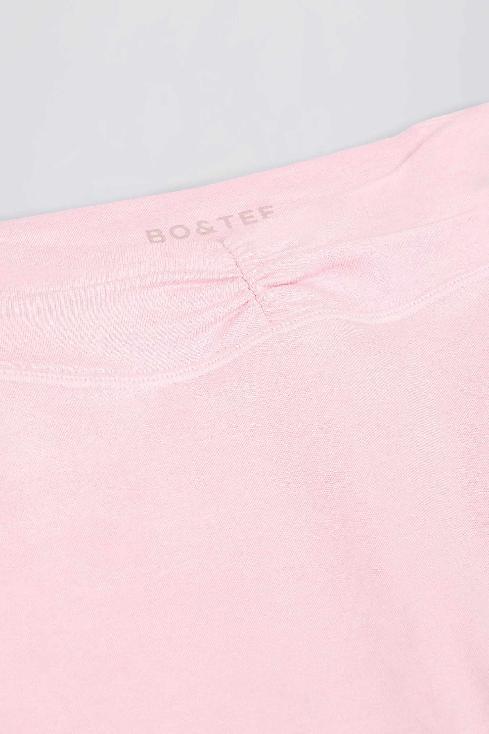 Brushed Jersey Ruched Mid Rise Leggings in Bloom