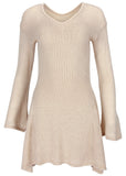 Bell Sleeve Sweater Dress Oatmeal