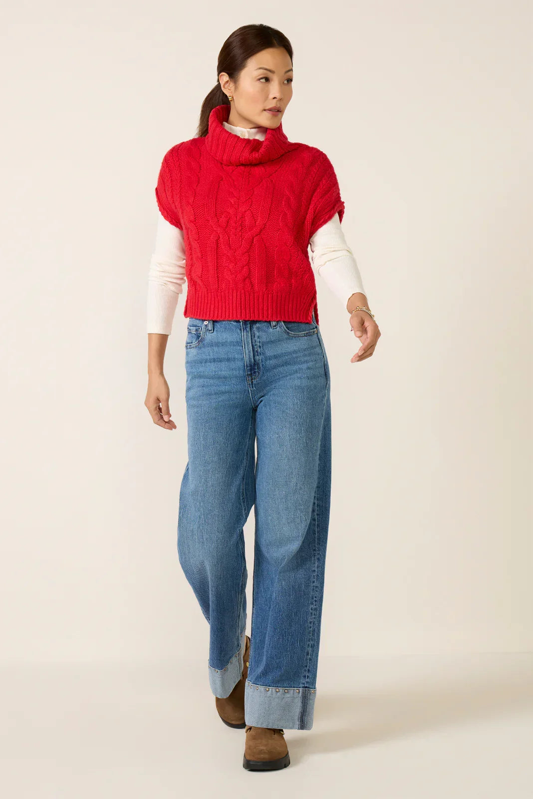 Angelica Cable Trim Vest