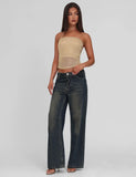 HARRIETT TUBE TOP GOLD