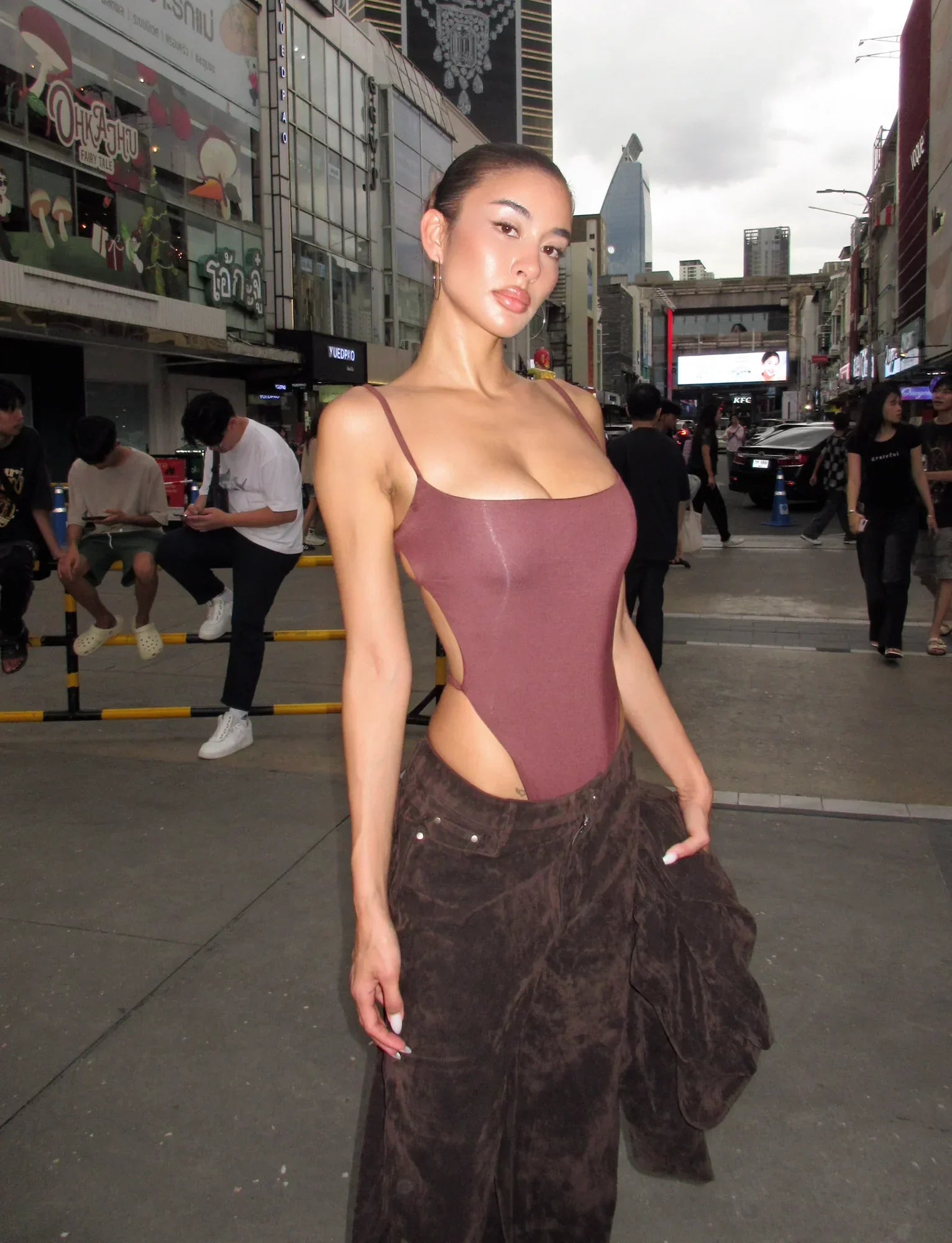 MINERVA BODYSUIT CHOCOLATE