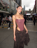 MINERVA BODYSUIT CHOCOLATE