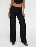 TAMARA PANT BLACK PINSTRIPE