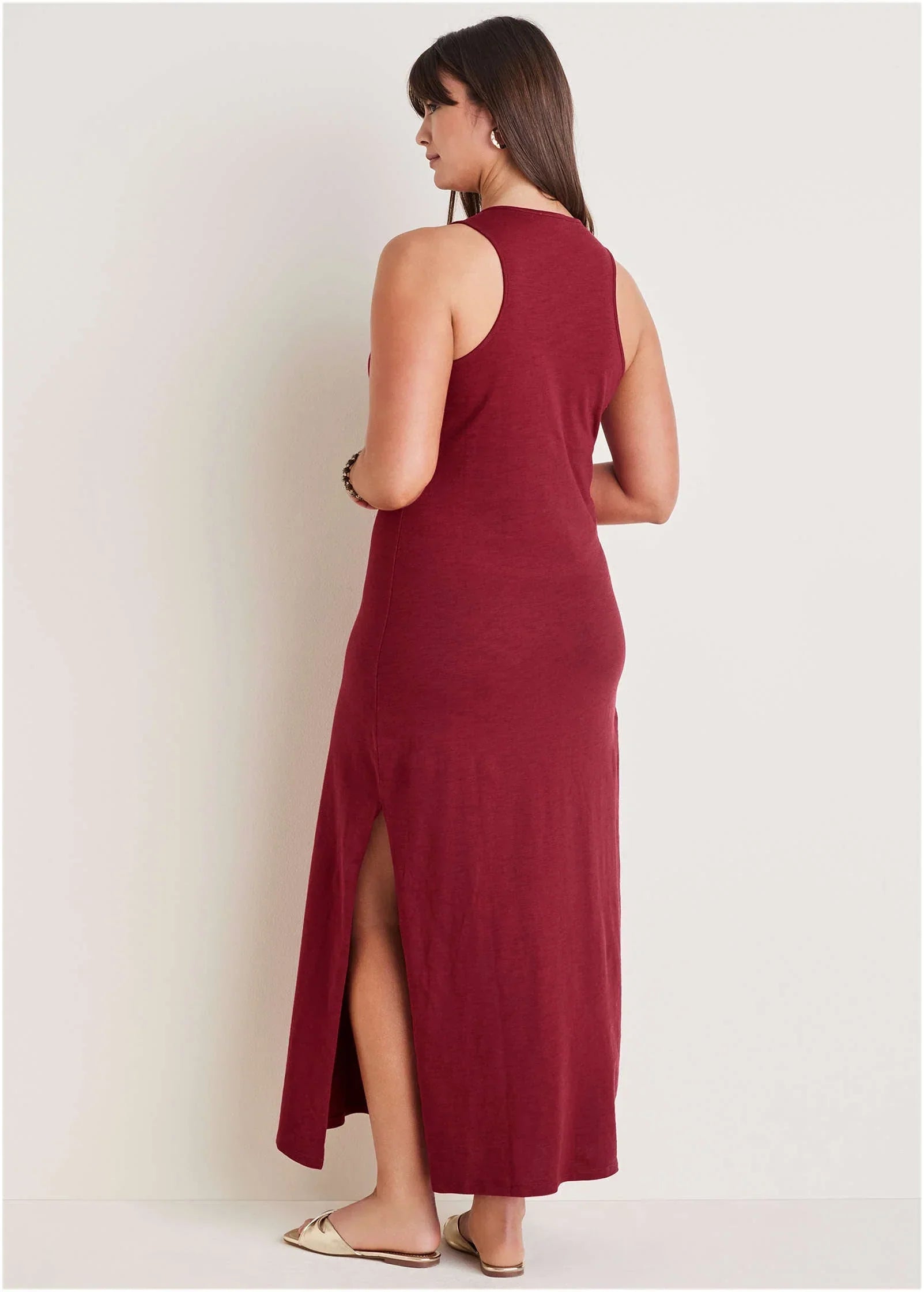 Tank Maxi Dress Wine