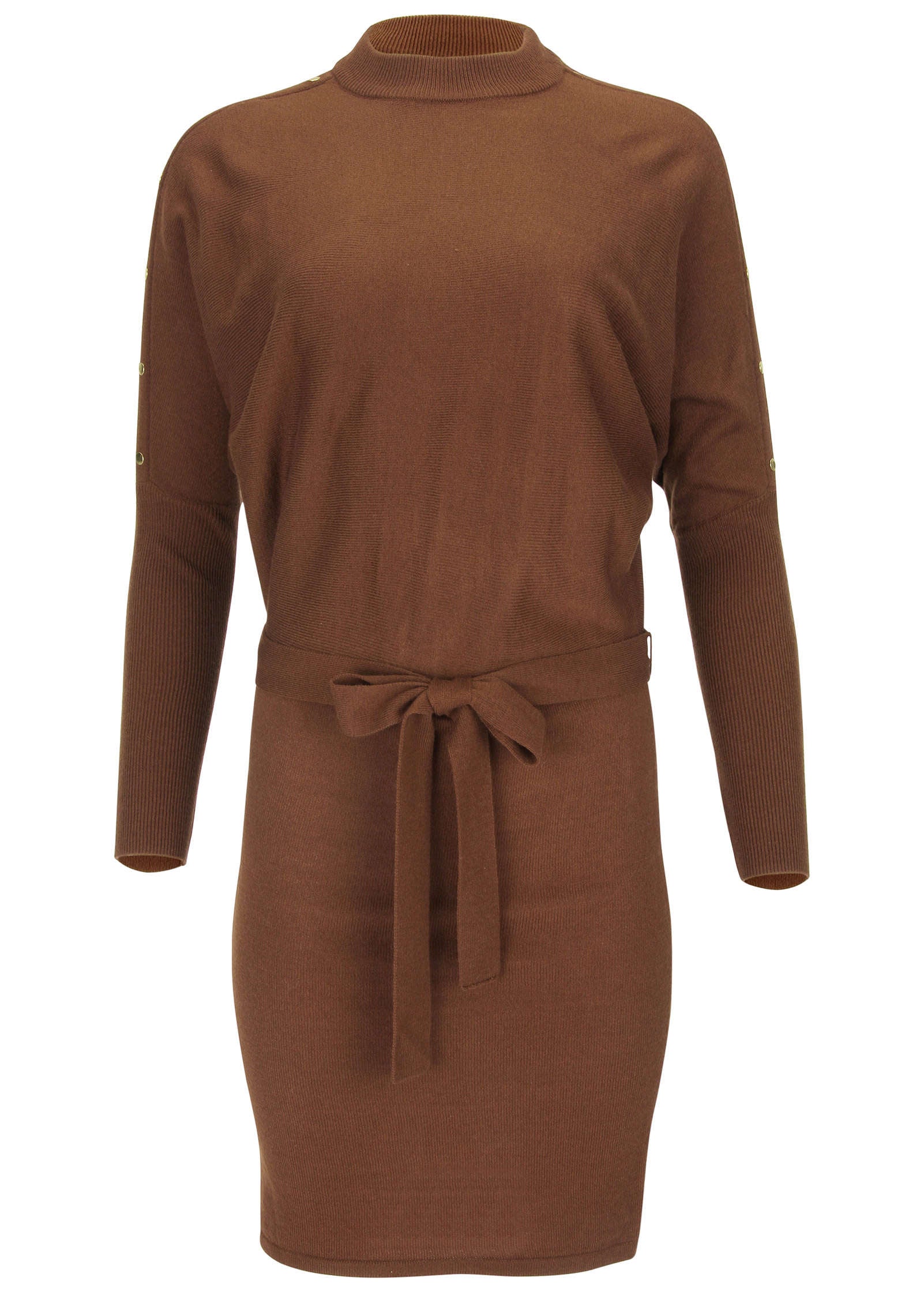 Dolman Sleeve Sweater Dress Chocolate Fondant