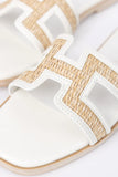 Ena White Sandals