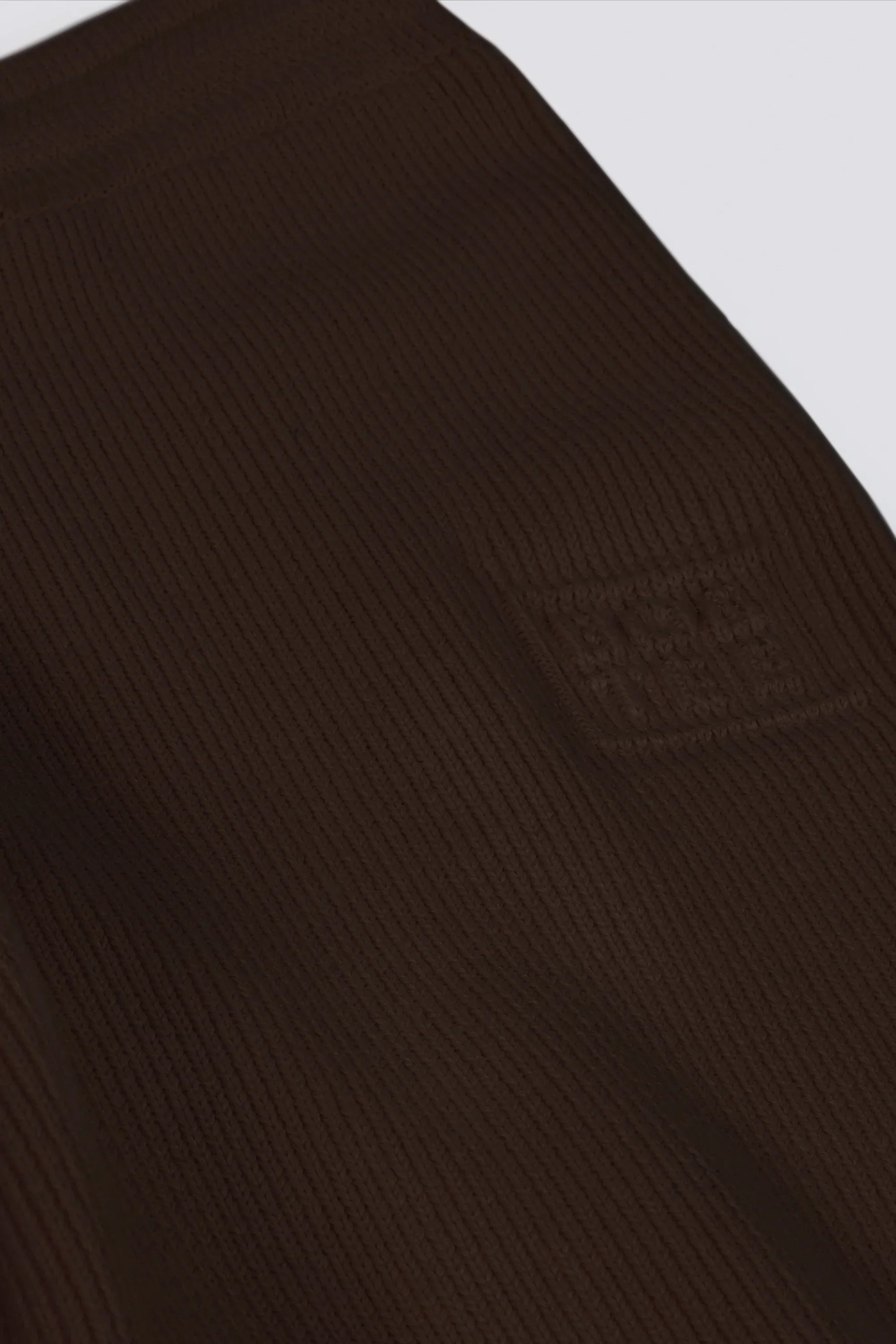 Ribbed Knit Wide Leg Joggers in Pecan