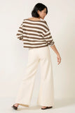 Petite Lil Lemon Twist Sneak Wide Leg Jean