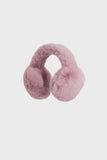 Faux Fur Earmuffs in Powder Pink