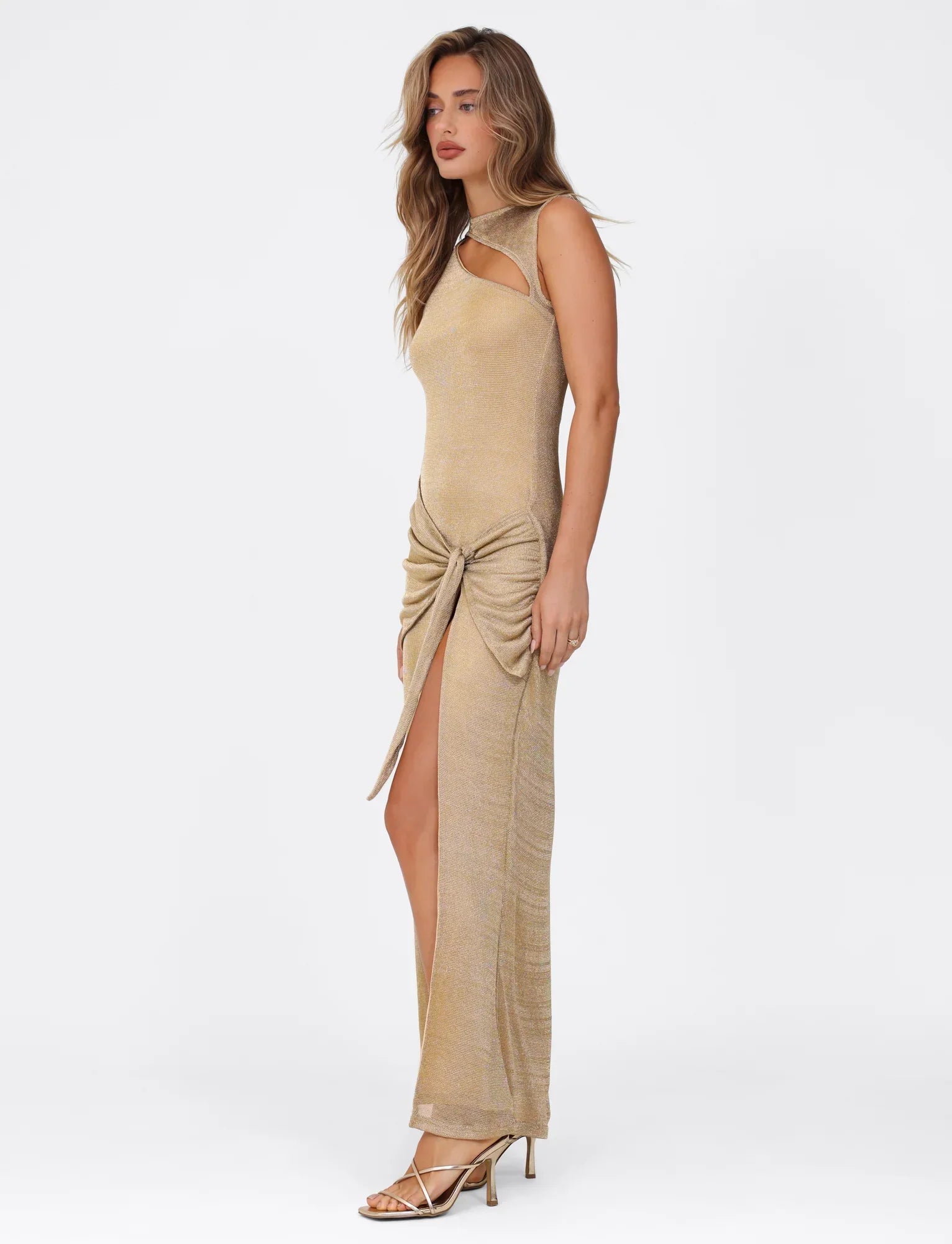 AZELMA MAXI DRESS GOLD