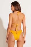 California High Leg Bottom Sunflower Pucker Rib