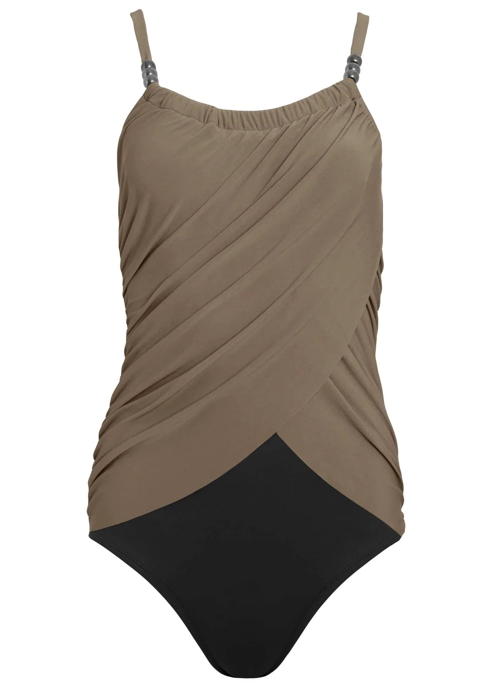 Slimming Draped One Piece Sahara