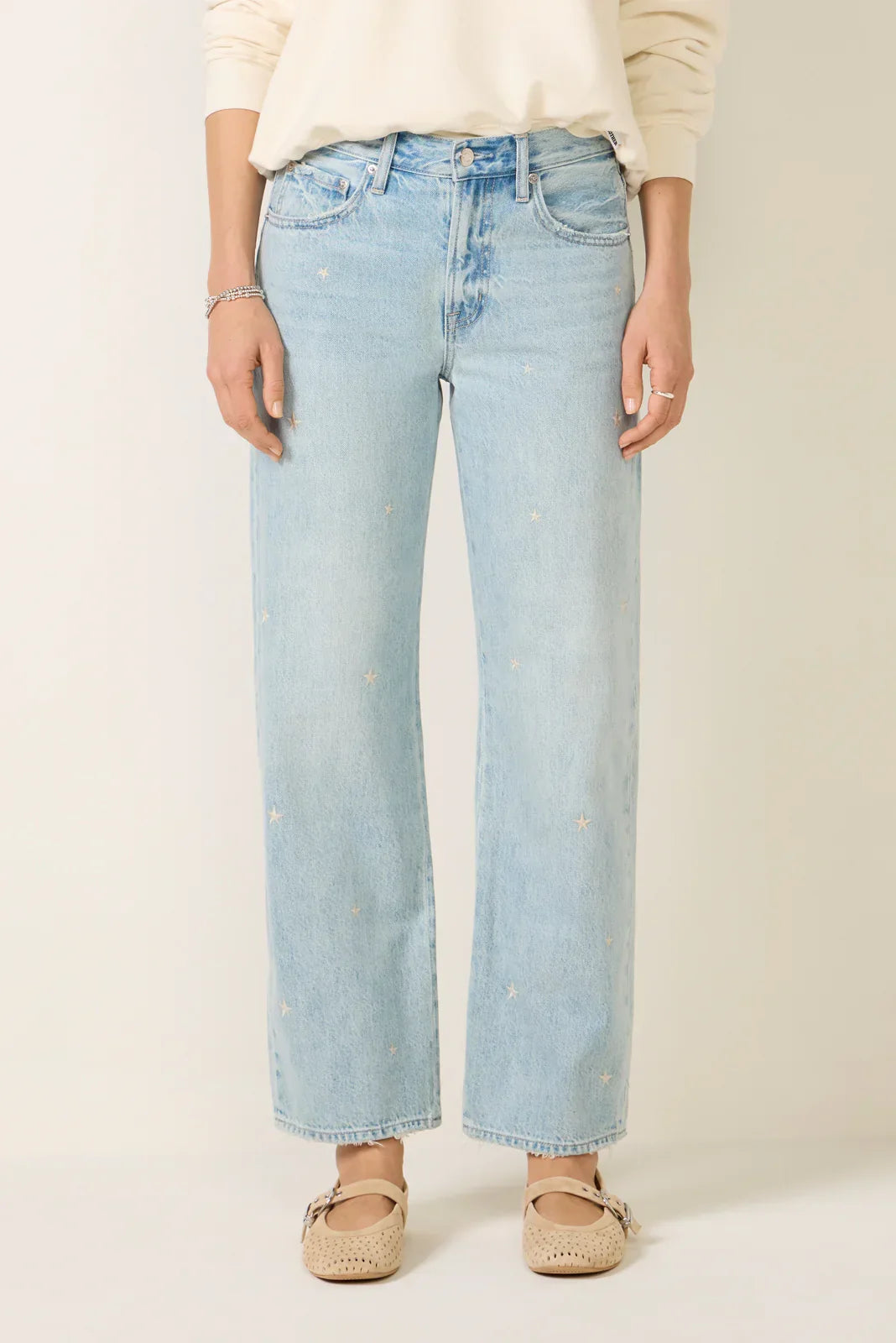 Lexi Bowed Straight Jean