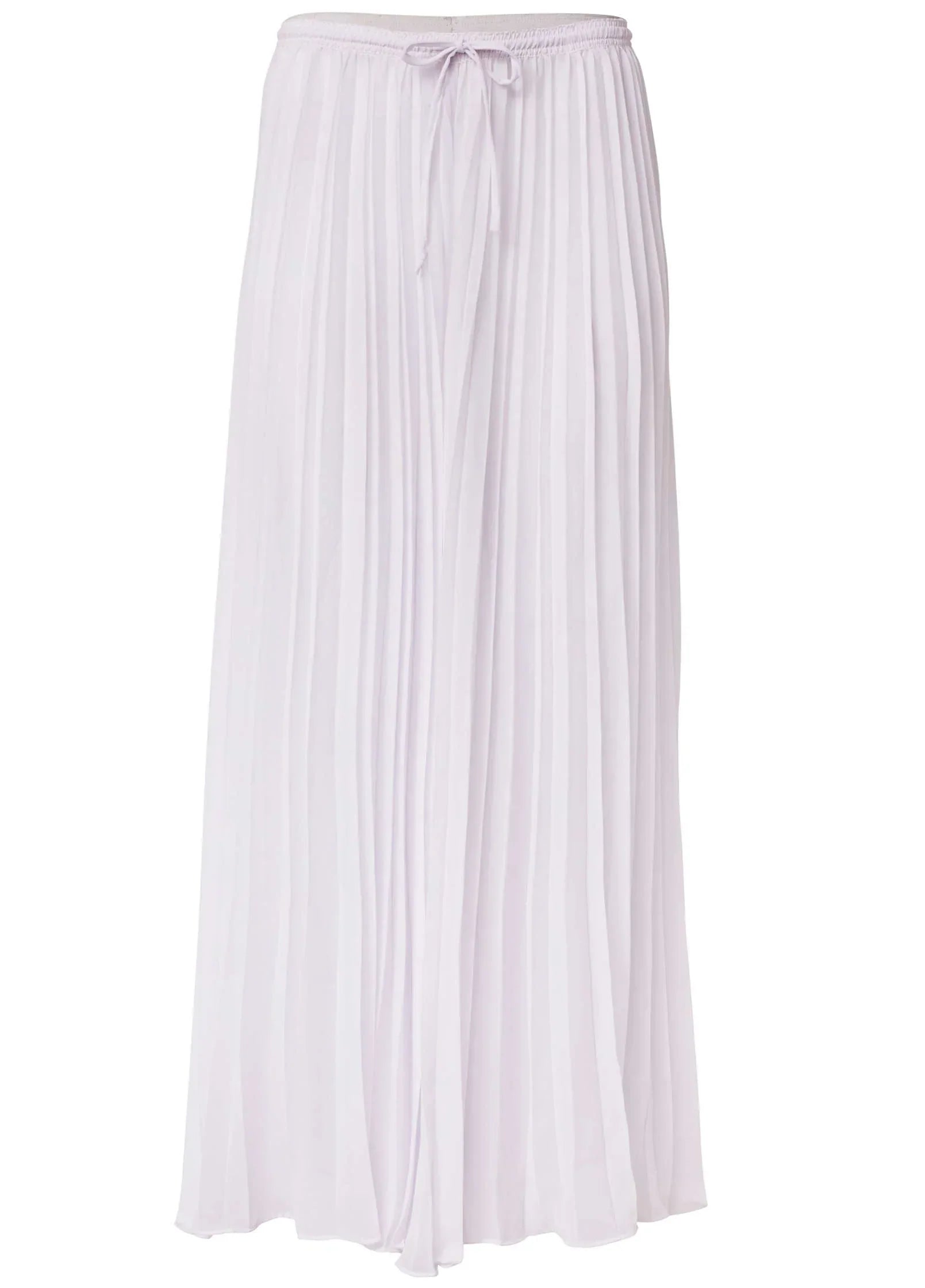 Pleated Cover Up Pants Pearl White