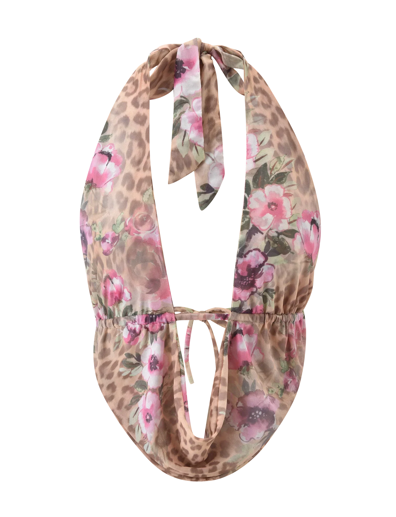 RISA TOP LEOPARD FLORAL