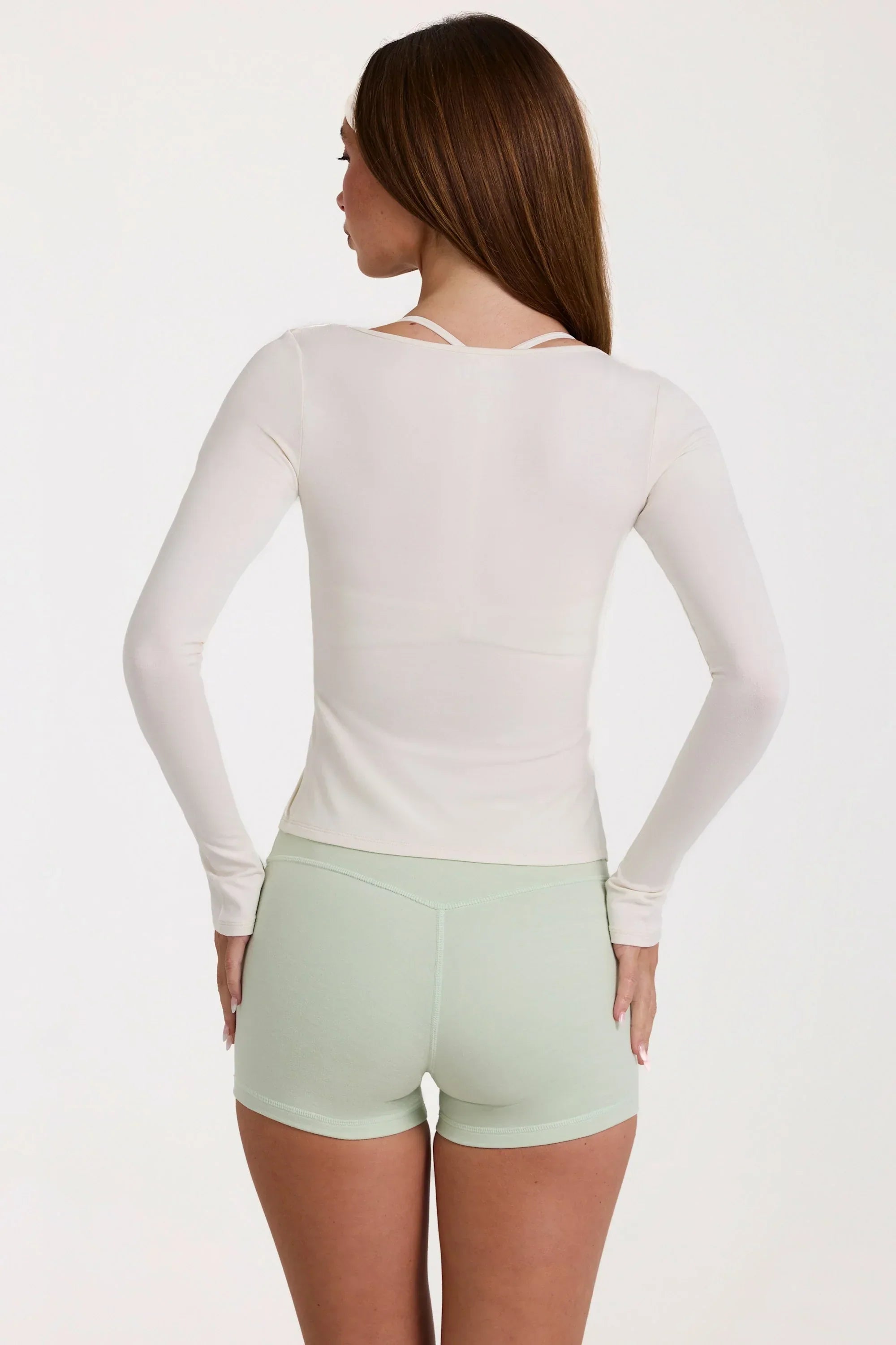 ButterCloud Tie Front Top in Coconut