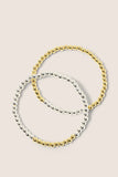 Melissa Two Tone Beaded Bracelet Pack
