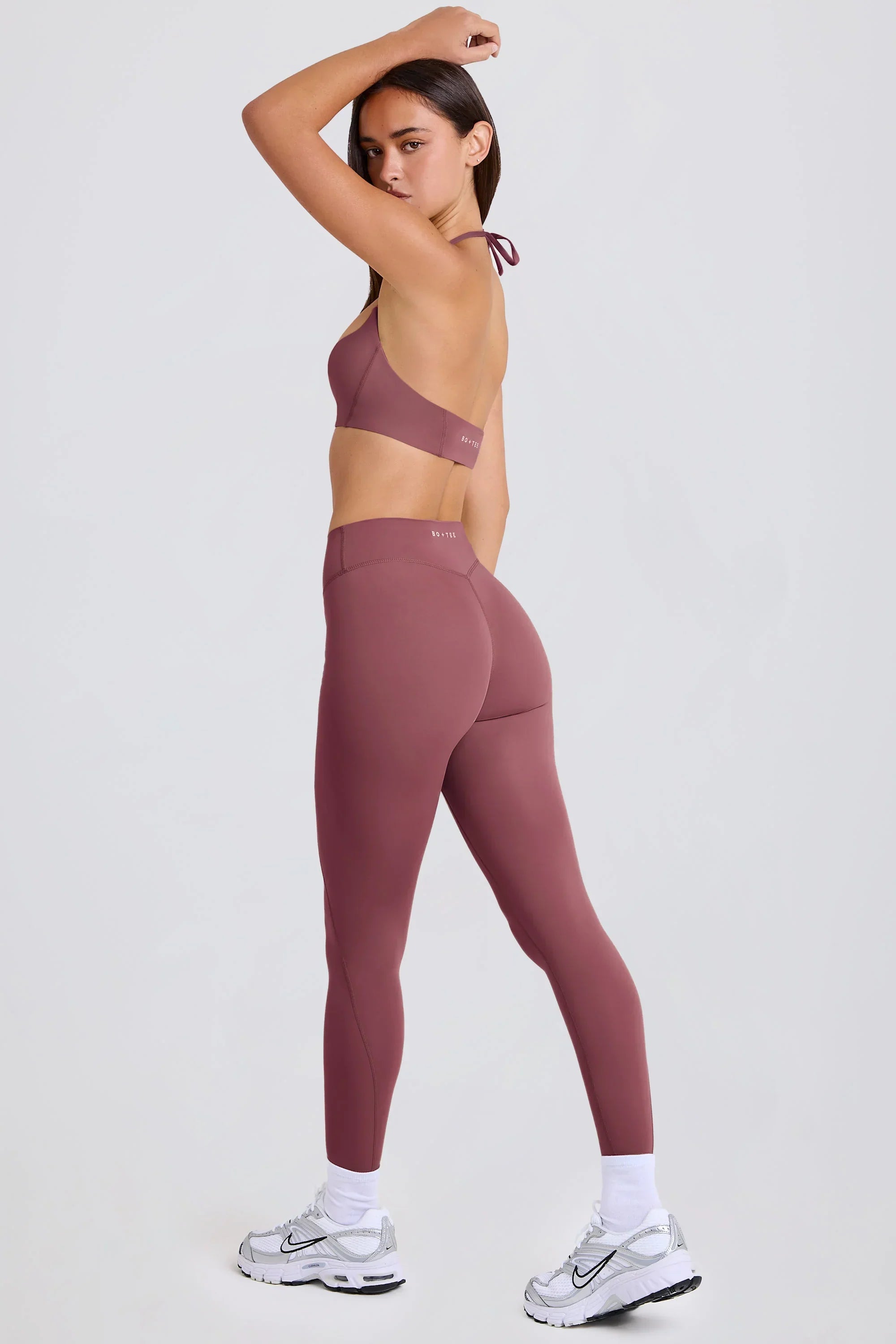 High Waist Leggings in Acai