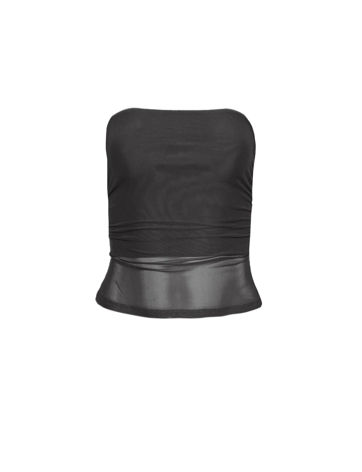 HARRIETT TUBE TOP BLACK