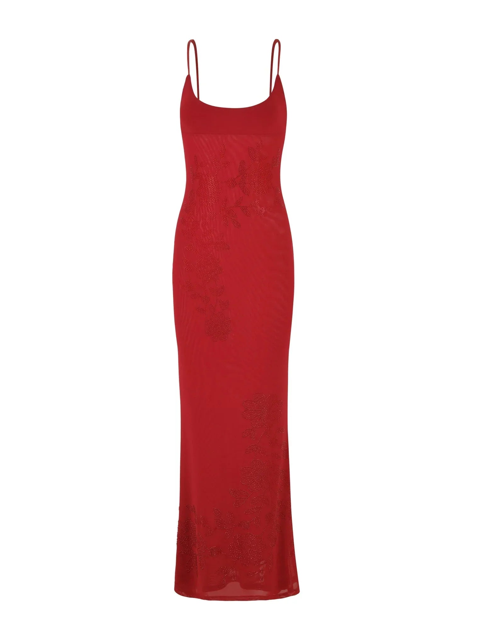 OCTAVIA MAXI DRESS RED CHERRY RED
