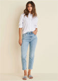 Audrey Straight Leg Jeans Light Wash