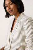 Evan Linen Stripe Blazer