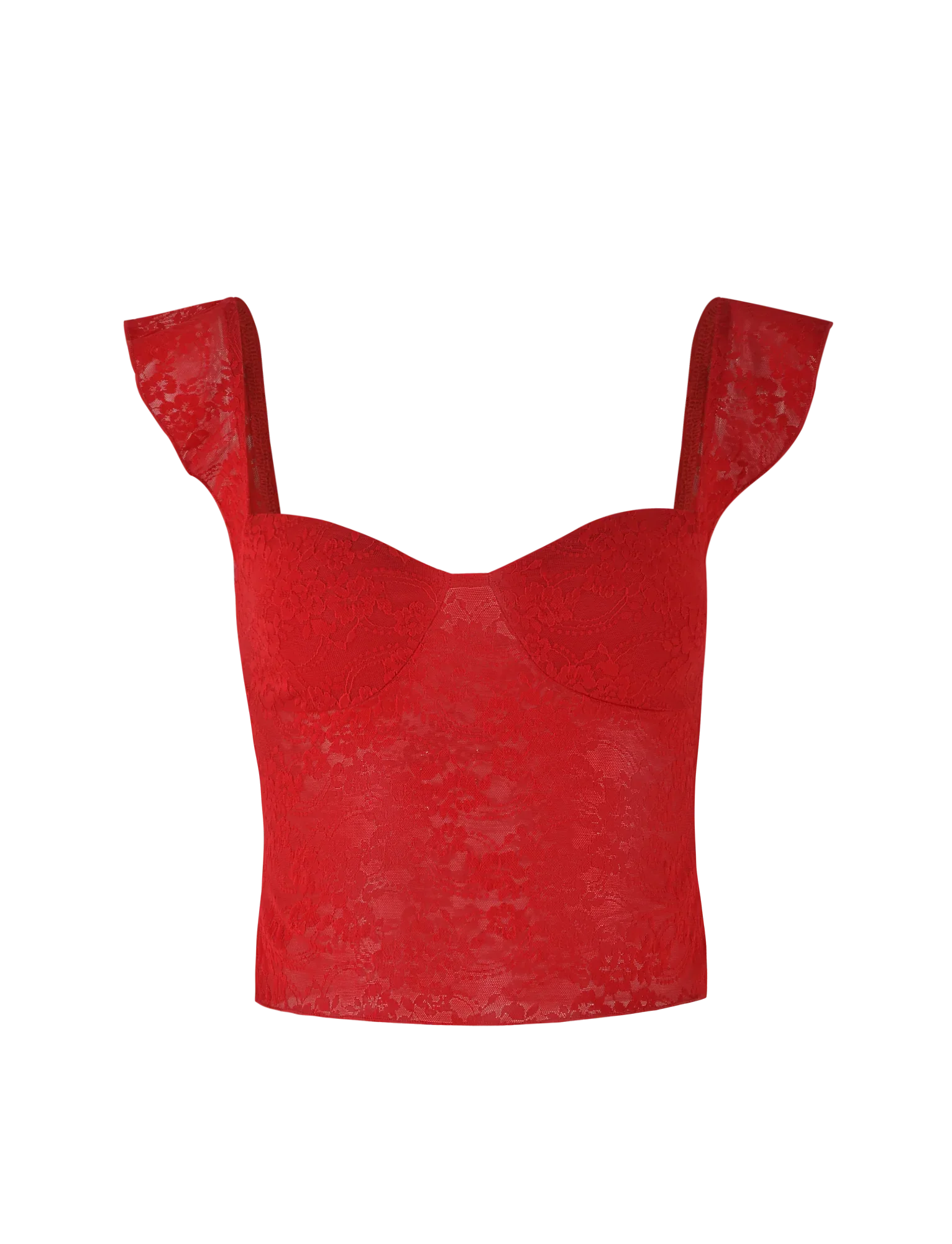 LORNA TOP RED