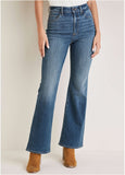 Penelope Modern Flare Jeans Medium Wash
