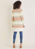 Eyelash Cardigan White Multi