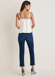 Cowl Neck Tank Off White