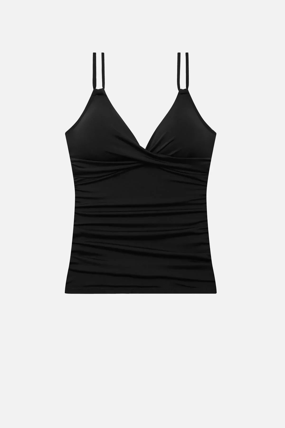 Tessa Underwire Tankini Top Black