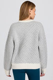 Knit Logo Oversized Jumper in Ice