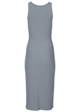 Henley Midi Dress Seafog