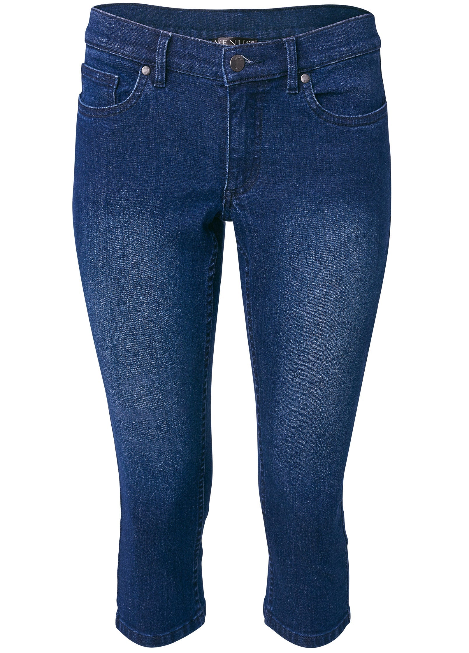 Cindy Capri Jeans Dark Wash