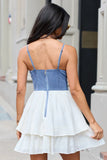 Iris Denim Tiered Dress
