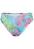High Waist Moderate Bottom Electric Palm