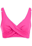 Lovely Lift Wrap Top Hot Pink