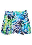 Rio Swim Skirt Ombre Block Leaves