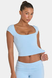 ButterCloud Crop Top in Sky