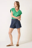 Nora V Neck Muscle Tee