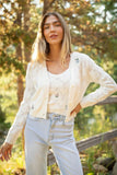 Kaitlyn Flower Embroidered Cardigan