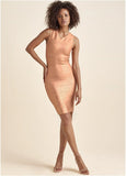 Bandage Mini Dress Rose Gold