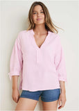 Textured Oversized Blouse Lilac