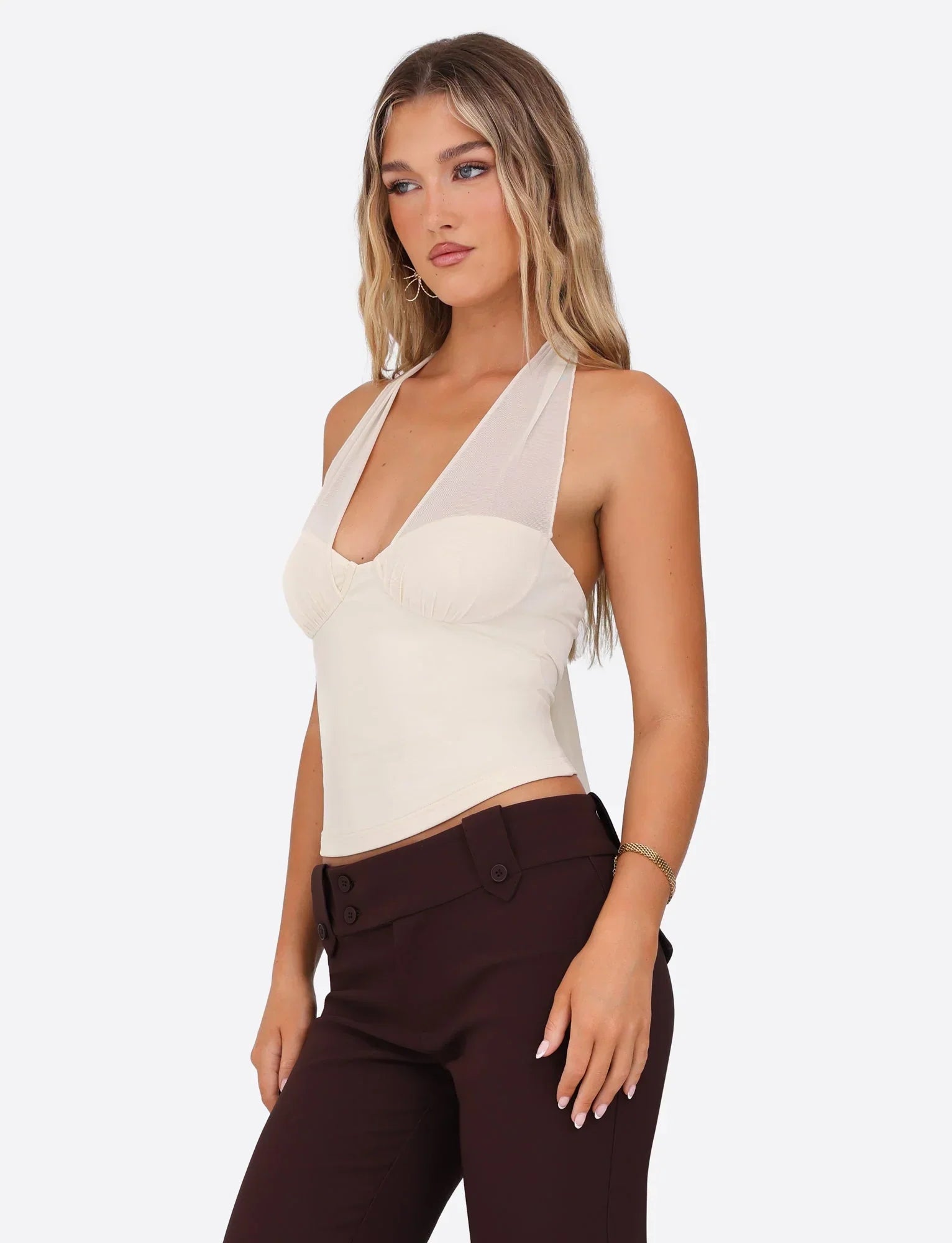 GRANGER TOP WHITE CREAM