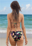 Miami Tie Side Moderate Bottom Field Floral