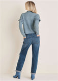 Cheveron Sweater Tourmaline