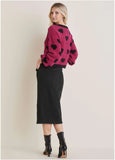 Heart Graphic Sweater Vivacious